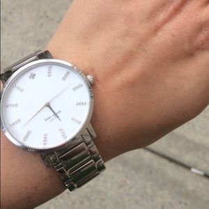 Silver and crystal Kate Spade Women watch